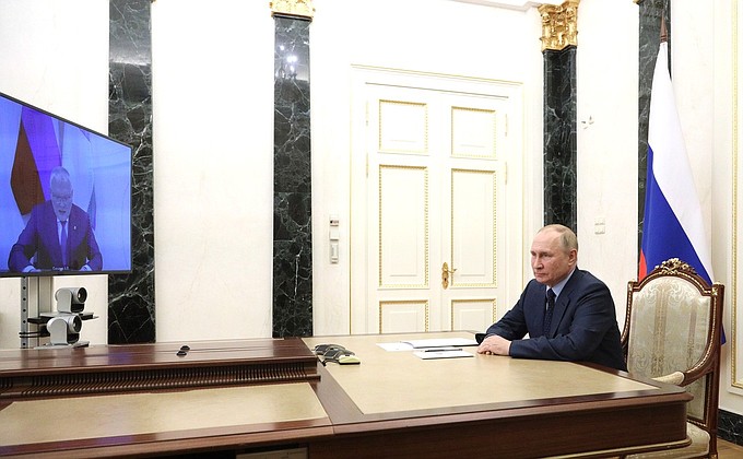 Meeting with Acting Governor of the Kirov Region Alexander Sokolov