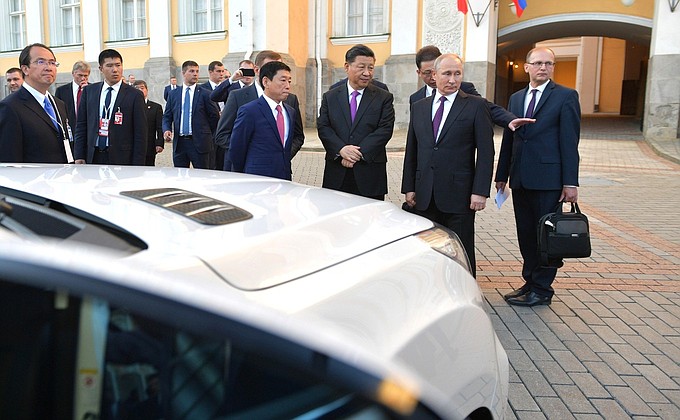 Vladimir Putin and Xi Jinping attended the presentation of an investment project already implemented – an automobile plant built in the Tula Region.