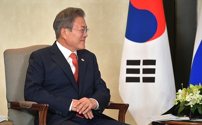 Президент Республики Корея Мун Чжэ Ин.