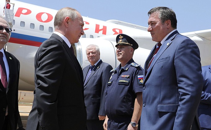 Владимир Путин прибыл в Бразилию для участия в саммите БРИКС.
