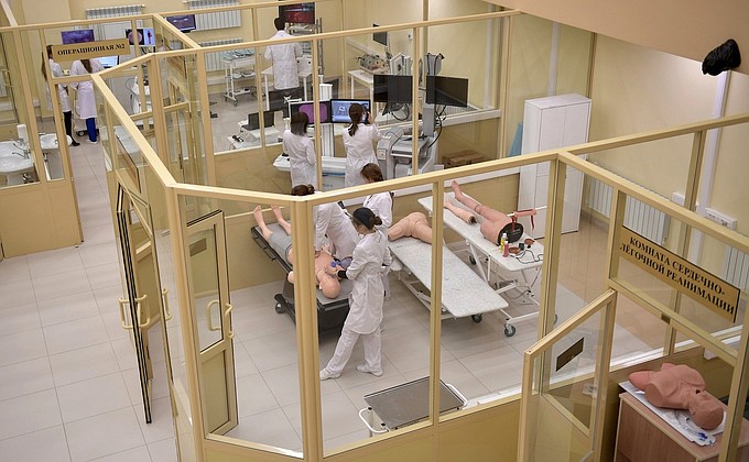 Simulation and training centre at the Institute for Fundamental Medicine and Biology of Kazan Federal University.