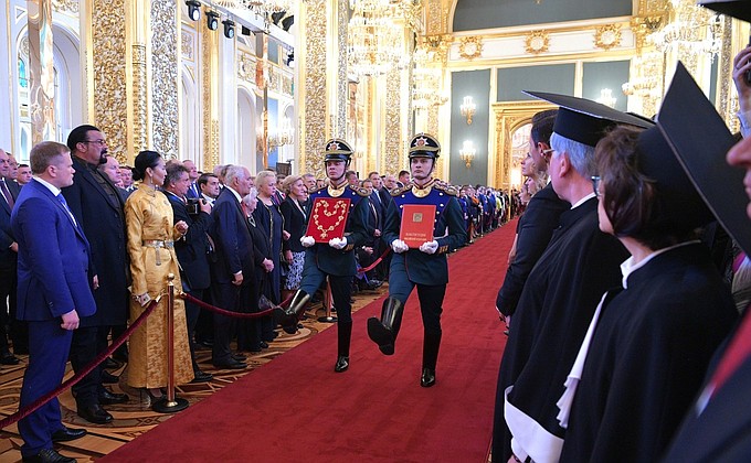 Vladimir Putin’s inauguration ceremony.
