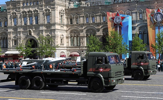 The military parade marking the 73rd anniversary of Victory in the 1941–45 Great Patriotic War.