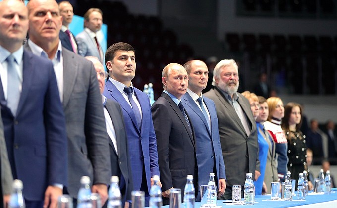 Attending the 6th Youth Judo Tournament in memory of distinguished trainer of Russia Anatoly Rakhlin.
