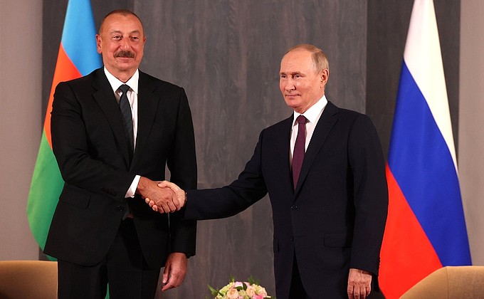 Встреча с Президентом Азербайджана Ильхамом Алиевым