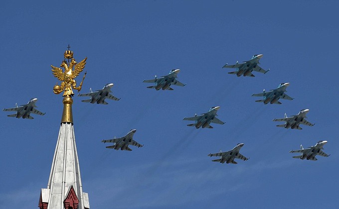 The military parade marking the 73rd anniversary of Victory in the 1941–45 Great Patriotic War.