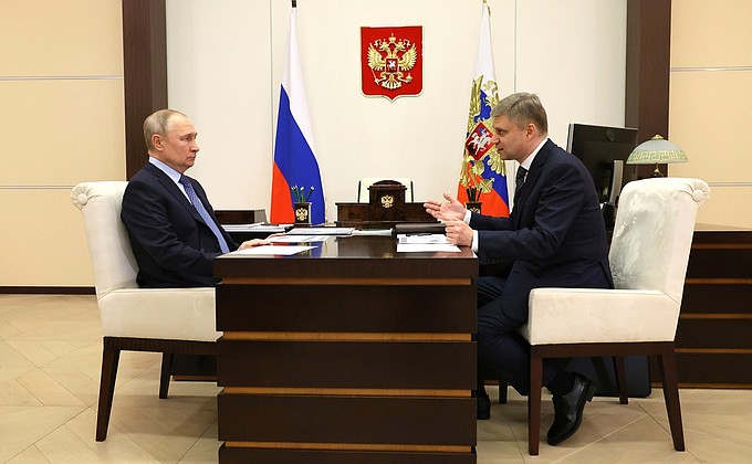 Meeting with Russian Railways CEO Oleg Belozerov
