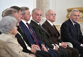 Вручение государственных премий Российской Федерации.