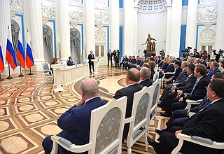 Встреча с представителями палат Федерального Собрания Российской Федерации.