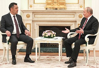 Беседа с Президентом Киргизии Садыром Жапаровым