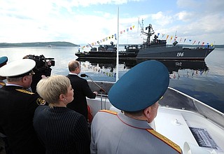 Parade celebrating Navy Day.