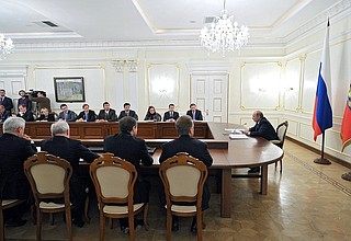 Заседание Совета по модернизации экономики и инновационному развитию России.