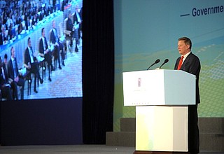 Speech at the Global Eco-Forum.