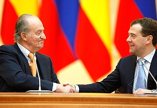 With King Juan Carlos I of Spain.