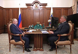 Встреча с губернатором Астраханской области Игорем Бабушкиным.