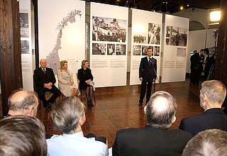 Встреча с ветеранами Второй мировой войны в Музее вооружённых сил Норвегии.