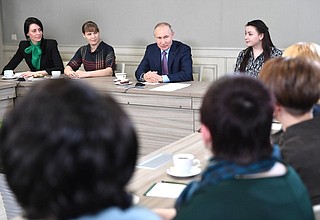Meeting with members of the public in Ivanovo Region.