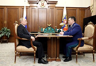 Рабочая встреча с Генеральным прокурором Игорем Красновым