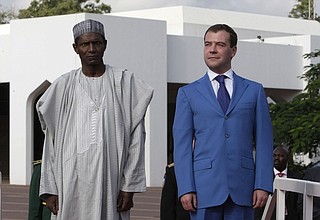 С Президентом Нигерии Умару Яр’Адуа.