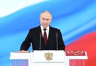 Vladimir Putin has been sworn in as President of Russia