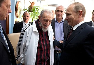 Встреча с Фиделем Кастро.