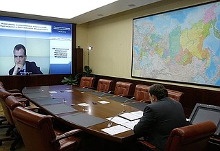 Совещание в режиме видеоконференции по вопросу исполнения поручений Президента.