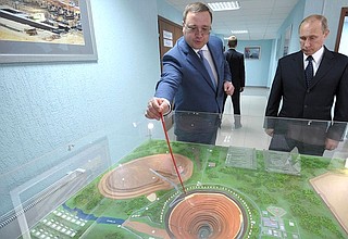 Visiting the Arkhangelsk Mining Company. With General Director Maxim Meshcheryakov.