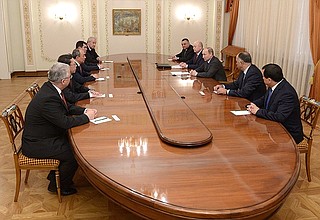 Meeting with heads of security and intelligence services of CIS states.