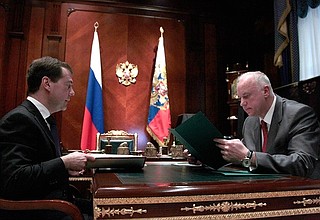 С Председателем Следственного комитета Российской Федерации Александром Бастрыкиным.