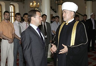 С председателем Совета муфтиев России Равилем Гайнутдином.