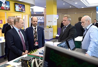 На выставке инновационных проектов в рамках первого российского форума «Интернет Экономика».