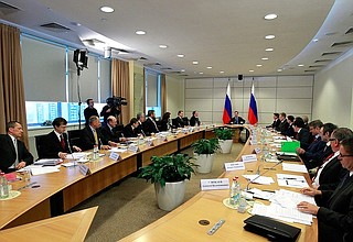 Совещание по вопросу о формировании в России международного финансового центра.