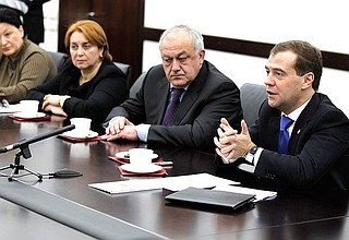Meeting with North Ossetian public representatives.