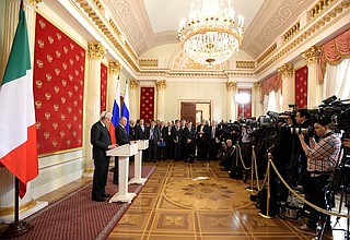 Press statements following a meeting with President of Italy Sergio Mattarella.