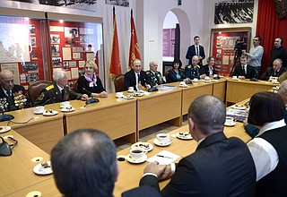Встреча с ветеранами Великой Отечественной войны и участниками Поискового движения России.