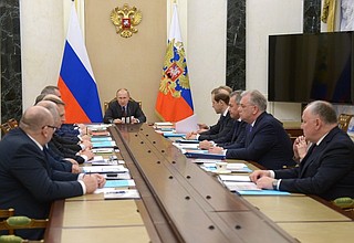 Заседание Комиссии по вопросам военно-технического сотрудничества России с иностранными государствами.