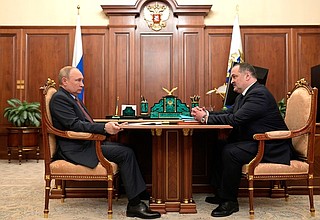 Встреча с главой Республики Дагестан Сергеем Меликовым.