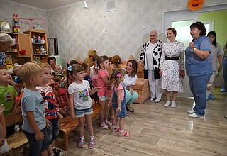 Мария Львова-Белова посетила Луганский республиканский дом ребёнка.