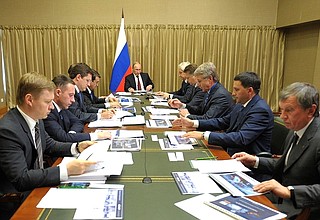 Совещание по вопросам реализации проекта «Ямал СПГ» и строительства порта Сабетта.