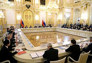 Заседание Высшего Государственного Совета Союзного государства.