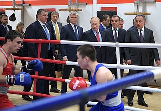 Посещение комплекса тренировочных залов «Чемпион».