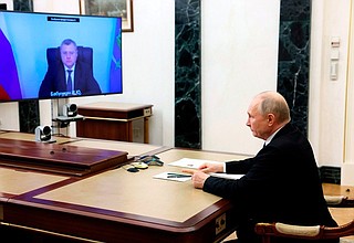 Meeting with Astrakhan Region Governor Igor Babushkin