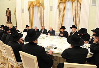 Meeting with representatives of international public and religious organisations.