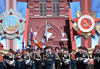 Парад Победы на Красной площади.