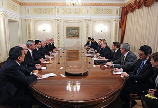 Встреча с членами Совета Парламентской Ассамблеи Организации Договора о коллективной безопасности (ОДКБ).