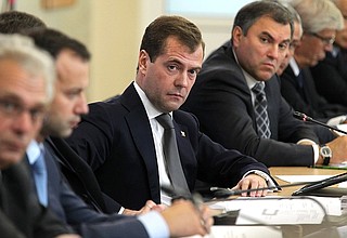 На заседании комиссии по модернизации и технологическому развитию экономики России.