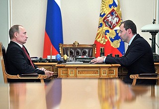 С губернатором Чукотского автономного округа Романом Копиным.