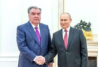 Meeting with President of Tajikistan Emomali Rahmon