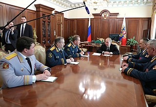 Встреча с руководством Федеральной службы войск национальной гвардии Российской Федерации.