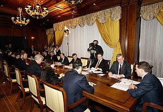 Заседание Совета по развитию финансового рынка.
